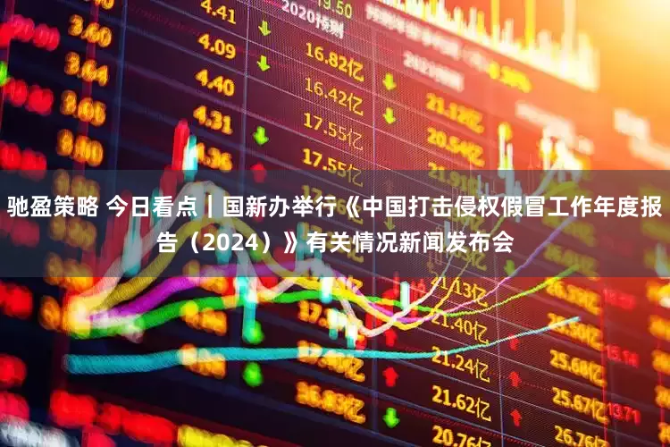 驰盈策略 今日看点｜国新办举行《中国打击侵权假冒工作年度报告（2024）》有关情况新闻发布会