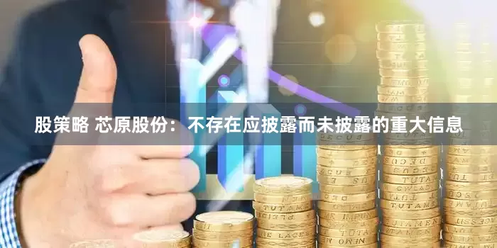 股策略 芯原股份：不存在应披露而未披露的重大信息